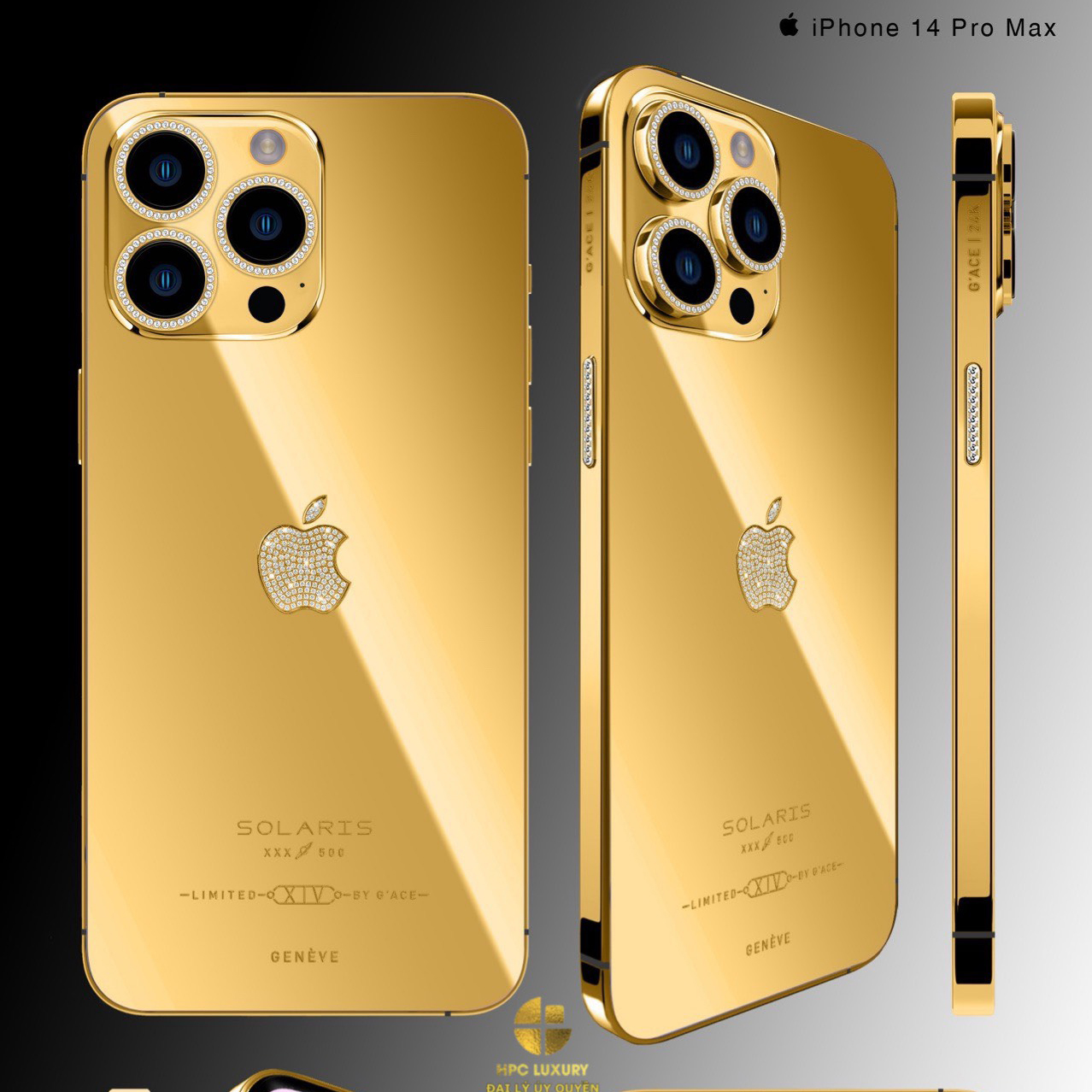 IPhone 14 Pro Max Gold Solaris Limited 500 1 Tb HPC Luxury
