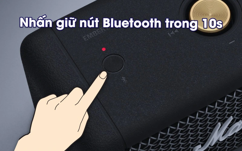 cách reset loa Marshall Emberton 