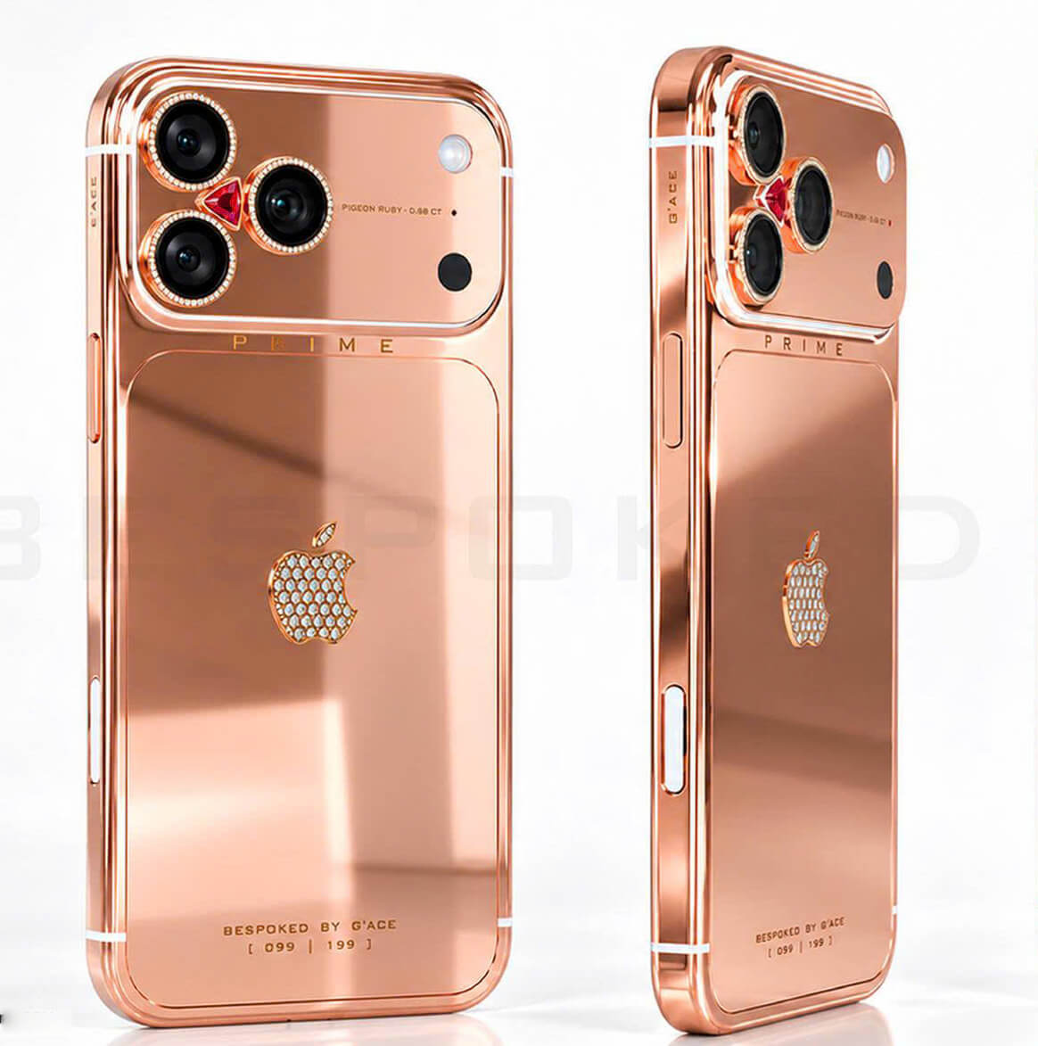 iphone 18 pro max mạ vàng hồng rubi đỏ